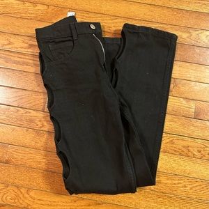 Zara Black Straight Leg Jeans